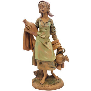 Vintage 13" Judith with Water Jug Figurine Fontanini Heirloom Nativity 1980